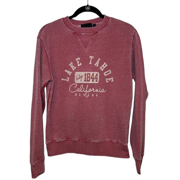 Oceanbeach Crew Red Graphic Soft Sweatshirt San Diego Size: Small - Picture 1 of 6